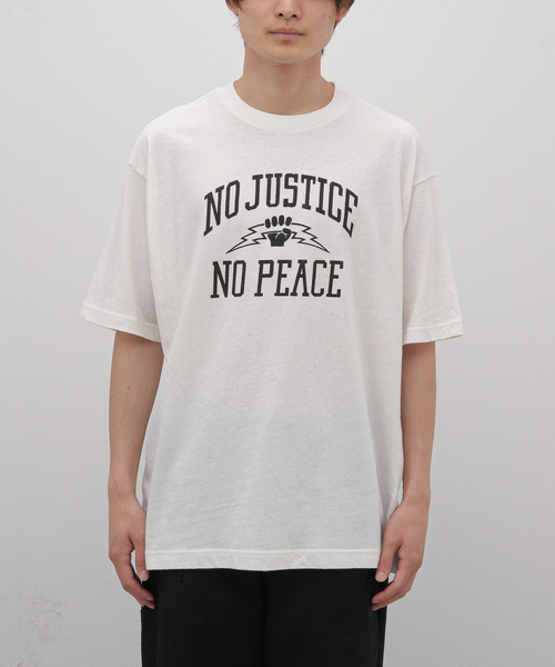 THE INOUE BROTHERS（ザイノウエブラザーズ）の「【THE INOUE BROTHERS / ザ イノウエブラザーズ】justice Tシャツ（Tシャツ/カットソー・メンズ・ホワイト・LARGE/X-LARGE）」の3枚目の写真