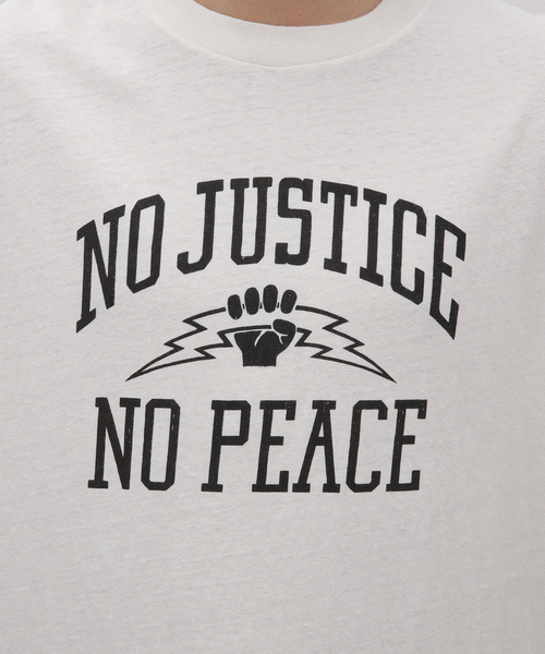 THE INOUE BROTHERS（ザイノウエブラザーズ）の「【THE INOUE BROTHERS / ザ イノウエブラザーズ】justice Tシャツ（Tシャツ/カットソー・メンズ・ホワイト・LARGE/X-LARGE）」の10枚目の写真