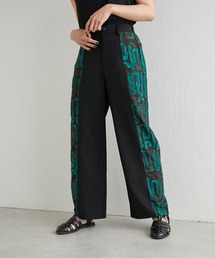 柄切り替えパンツ【SUM1 STYLE（スミ スタイル）】