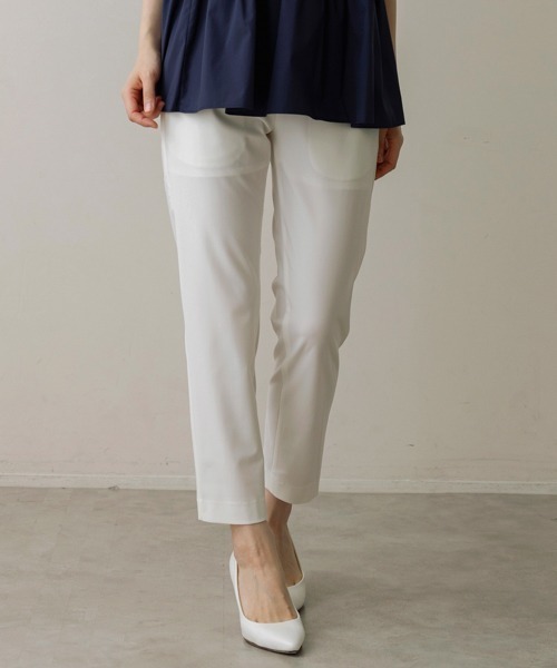 Sono(ソーノ)の「【SONO/ソーノ】【Summwe Stretch】コンフォートパンツ(スラックス・レディース・ネイビー/ブラック/ピンク/ミント/プラム/ホワイト・1/2/L2/L1)」の21枚目の写真