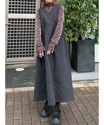 merry jenny | tulipキルトギャザーワンピース(ワンピース)