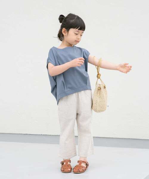 URBAN RESEARCH DOORS(アーバンリサーチドアーズ)の「『親子リンク』フレンチタックプルオーバー(KIDS)(Tシャツ/カットソー・キッズ・ブルー系その他/パープル・105/120/135)」の3枚目の写真