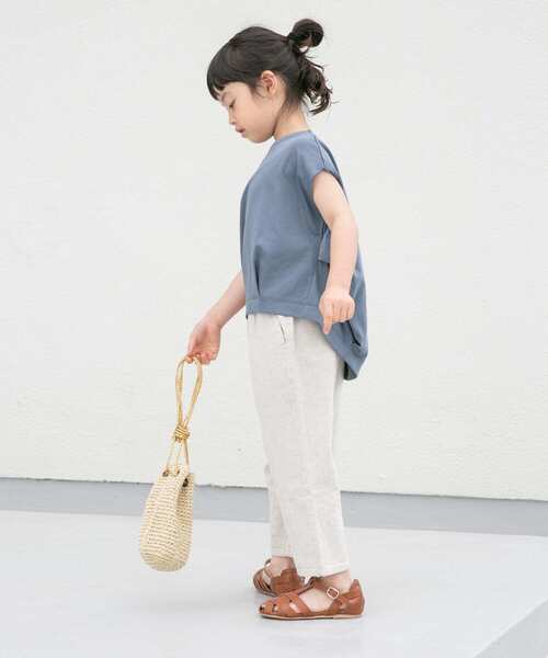 URBAN RESEARCH DOORS(アーバンリサーチドアーズ)の「『親子リンク』フレンチタックプルオーバー(KIDS)(Tシャツ/カットソー・キッズ・ブルー系その他/パープル・105/120/135)」の6枚目の写真