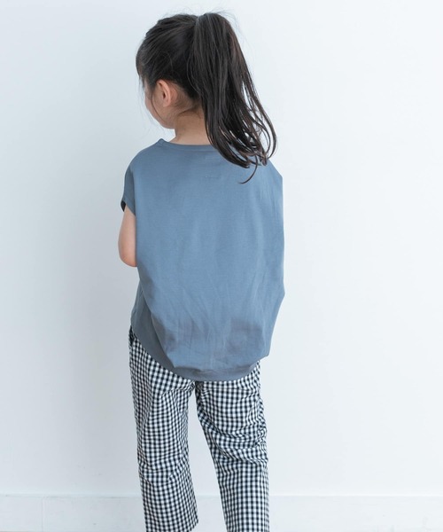 URBAN RESEARCH DOORS(アーバンリサーチドアーズ)の「『親子リンク』フレンチタックプルオーバー(KIDS)(Tシャツ/カットソー・キッズ・ブルー系その他/パープル・105/120/135)」の10枚目の写真