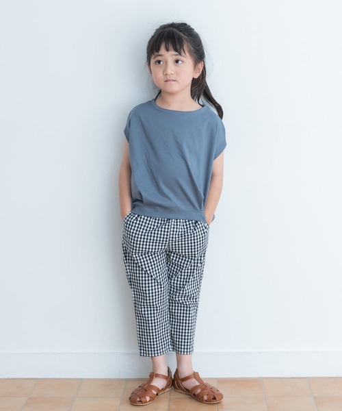 URBAN RESEARCH DOORS(アーバンリサーチドアーズ)の「『親子リンク』フレンチタックプルオーバー(KIDS)(Tシャツ/カットソー・キッズ・ブルー系その他/パープル・105/120/135)」の12枚目の写真