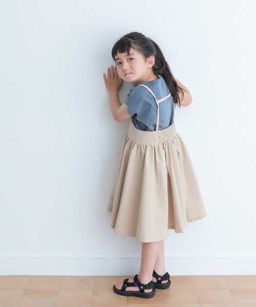 URBAN RESEARCH DOORS(アーバンリサーチドアーズ)の「『親子リンク』フレンチタックプルオーバー(KIDS)(Tシャツ/カットソー・キッズ・ブルー系その他/パープル・105/120/135)」の14枚目の写真
