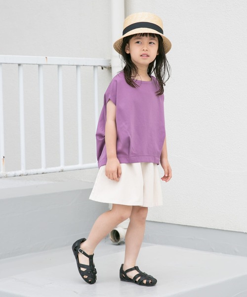 URBAN RESEARCH DOORS(アーバンリサーチドアーズ)の「『親子リンク』フレンチタックプルオーバー(KIDS)(Tシャツ/カットソー・キッズ・ブルー系その他/パープル・105/120/135)」の17枚目の写真