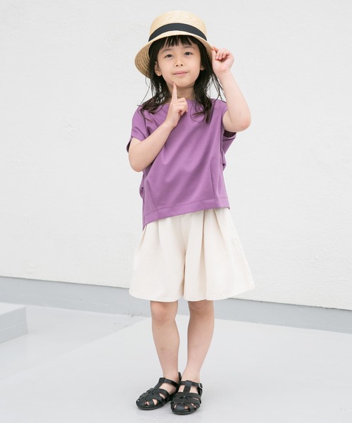 URBAN RESEARCH DOORS(アーバンリサーチドアーズ)の「『親子リンク』フレンチタックプルオーバー(KIDS)(Tシャツ/カットソー・キッズ・ブルー系その他/パープル・105/120/135)」の20枚目の写真