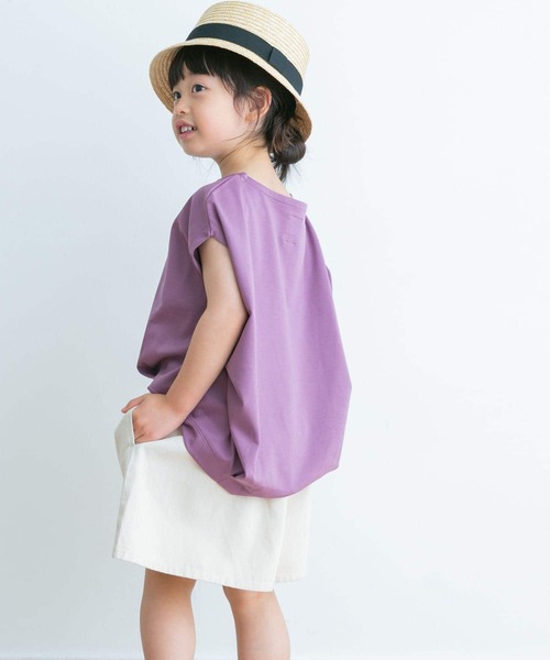 URBAN RESEARCH DOORS(アーバンリサーチドアーズ)の「『親子リンク』フレンチタックプルオーバー(KIDS)(Tシャツ/カットソー・キッズ・ブルー系その他/パープル・105/120/135)」の21枚目の写真