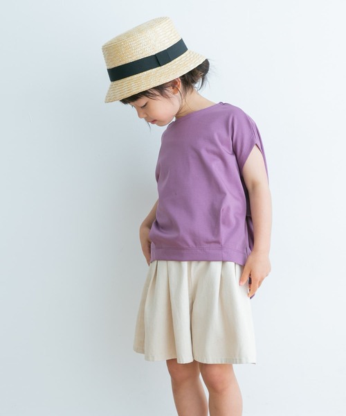 URBAN RESEARCH DOORS(アーバンリサーチドアーズ)の「『親子リンク』フレンチタックプルオーバー(KIDS)(Tシャツ/カットソー・キッズ・ブルー系その他/パープル・105/120/135)」の22枚目の写真