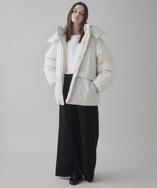 【セール】LUCY/SORONA(R) ミリタリーパデッドブルゾン（ダウンジャケット/コート）｜LUCY（ルーシー）