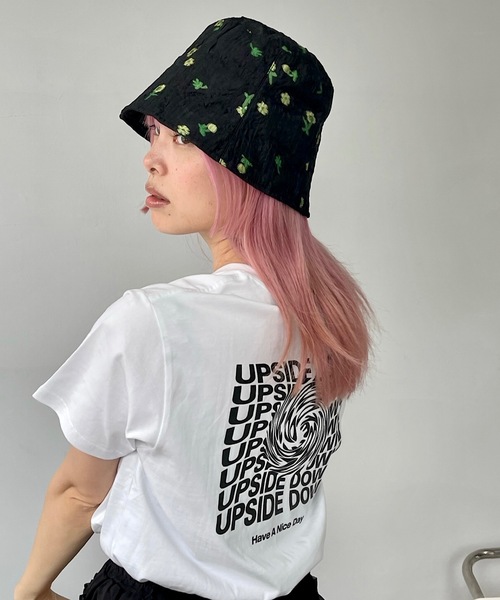 SANSeLF(サンセルフ)の「return motion Tシャツ【SANSeLF】sanw24s001(Tシャツ/カットソー・レディース・グリーン/ホワイト/ブラック・FREE)」の2枚目の写真