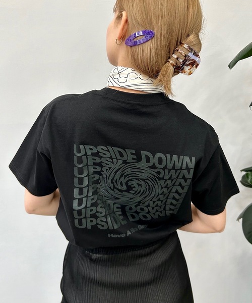 SANSeLF(サンセルフ)の「return motion Tシャツ【SANSeLF】sanw24s001(Tシャツ/カットソー・レディース・グリーン/ホワイト/ブラック・FREE)」の3枚目の写真
