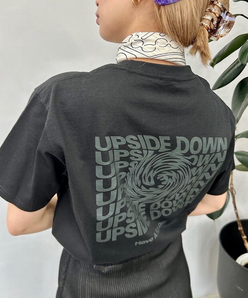 SANSeLF(サンセルフ)の「return motion Tシャツ【SANSeLF】sanw24s001(Tシャツ/カットソー・レディース・グリーン/ホワイト/ブラック・FREE)」の7枚目の写真