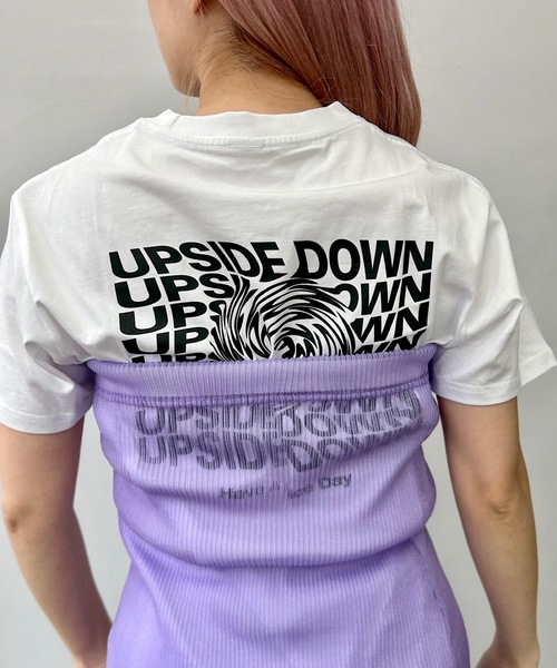 SANSeLF(サンセルフ)の「return motion Tシャツ【SANSeLF】sanw24s001(Tシャツ/カットソー・レディース・グリーン/ホワイト/ブラック・FREE)」の9枚目の写真