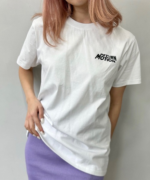 SANSeLF(サンセルフ)の「return motion Tシャツ【SANSeLF】sanw24s001(Tシャツ/カットソー・レディース・グリーン/ホワイト/ブラック・FREE)」の11枚目の写真
