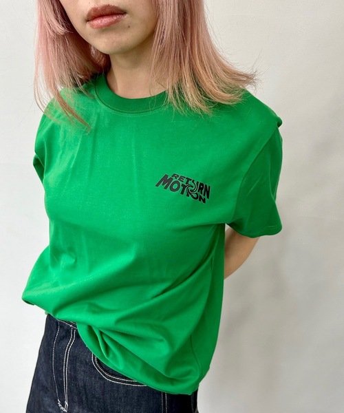 SANSeLF(サンセルフ)の「return motion Tシャツ【SANSeLF】sanw24s001(Tシャツ/カットソー・レディース・グリーン/ホワイト/ブラック・FREE)」の17枚目の写真