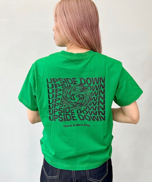 SANSeLF(サンセルフ)の「return motion Tシャツ【SANSeLF】sanw24s001(Tシャツ/カットソー・レディース・グリーン/ホワイト/ブラック・FREE)」の18枚目の写真