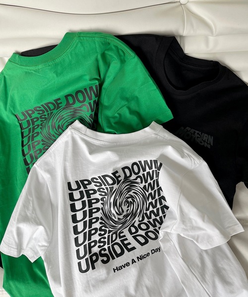 SANSeLF(サンセルフ)の「return motion Tシャツ【SANSeLF】sanw24s001(Tシャツ/カットソー・レディース・グリーン/ホワイト/ブラック・FREE)」の19枚目の写真