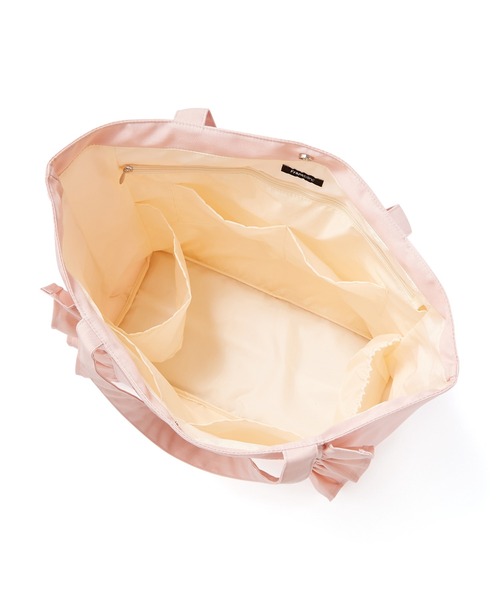 Francfranc(フランフラン)の「ロゴ レジャーバッグ フリル ピンク(トートバッグ・レディース・ピンク・FREE)」の4枚目の写真