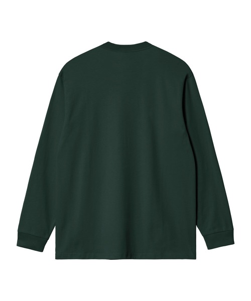 Carhartt WIP(カーハートダブリューアイピー)の「Carhartt WIP/カーハートダブリューアイピーL/S CHASE T-SHIRT ルーズシルエット I026392(Tシャツ/カットソー・メンズ・ホワイト/ブラック/ダークグリーン・L/XL/M/S)」の17枚目の写真