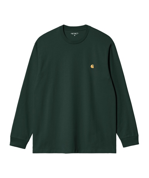 Carhartt WIP(カーハートダブリューアイピー)の「Carhartt WIP/カーハートダブリューアイピーL/S CHASE T-SHIRT ルーズシルエット I026392(Tシャツ/カットソー・メンズ・ホワイト/ブラック/ダークグリーン・L/XL/M/S)」の16枚目の写真