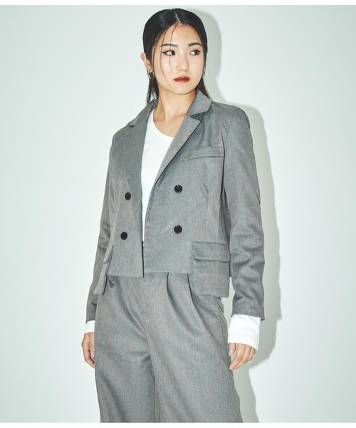 ANLIBERTY ANAP（アンリバティアナップ）の「ピンストライプクロップド