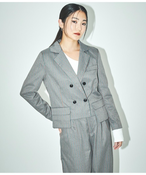 ANLIBERTY ANAP（アンリバティアナップ）の「ピンストライプクロップド