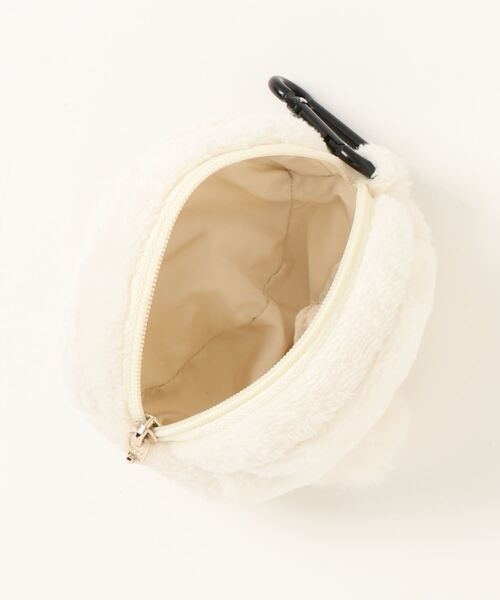 Me%(ミィパーセント)の「スフレベアミニポーチ 970951(ポーチ・レディース・オフホワイト/ベージュ・FREE)」の5枚目の写真