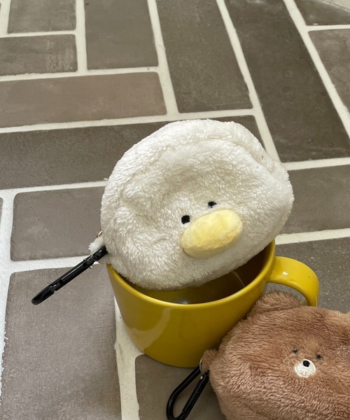 Me%(ミィパーセント)の「スフレベアミニポーチ 970951(ポーチ・レディース・オフホワイト/ベージュ・FREE)」の2枚目の写真