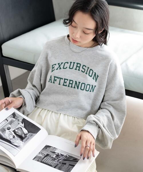 WEGO（ウィゴー）の「WEGO/ヴィンテージライクショートスウェット（スウェット・レディース・スミクロ/その他1/オフホワイト/杢グレー/ホワイト系その他/その他3/ネイビー/その他2/その他5/その他4/その他6/ブルー/その他7/その他9/グリーン/その他8・FREE）」の9枚目の写真