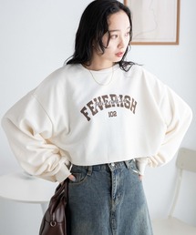 WEGO/ヴィンテージライクショートスウェット
