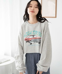 WEGO | WEGO/ヴィンテージライクショートスウェット(スウェット)