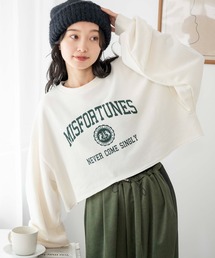 WEGO | WEGO/【23年秋冬新作】ヴィンテージライクショートスウェット(スウェット)