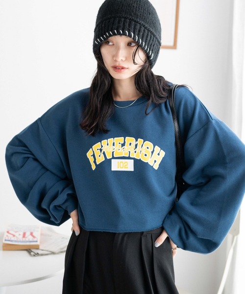 セール】WEGO/ヴィンテージライクショートスウェット
