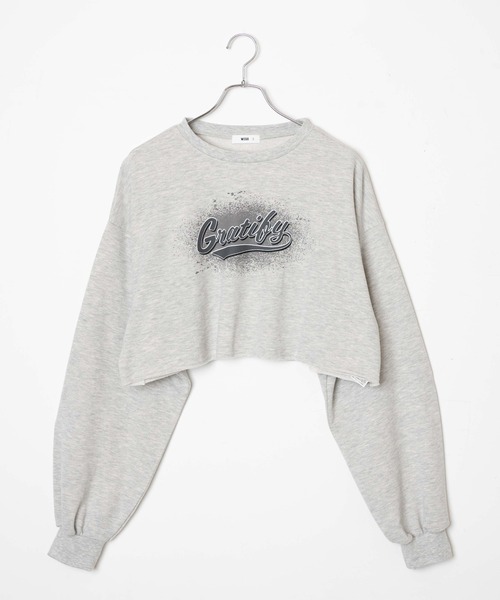 WEGO（ウィゴー）の「WEGO/ヴィンテージライクショートスウェット（スウェット・レディース・スミクロ/その他1/オフホワイト/杢グレー/ホワイト系その他/その他3/ネイビー/その他2/その他5/その他4/その他6/ブルー/その他7/その他9/グリーン/その他8・FREE）」の21枚目の写真