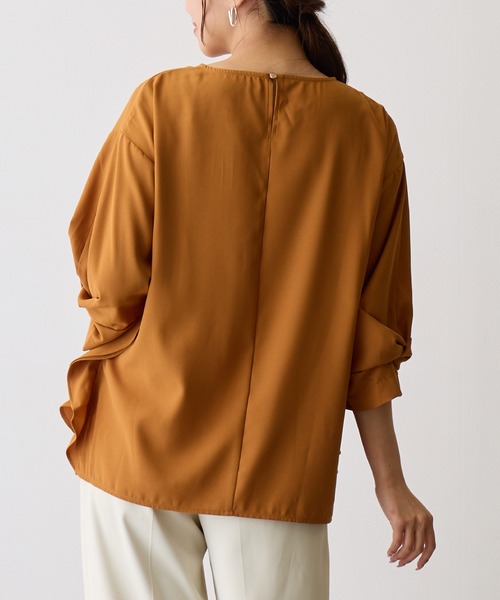 OWLSPALE（オールズペール）の「サイドフリルブラウス（シャツ/ブラウス・レディース・マスタード/ブラック/ホワイト・FREE）」の12枚目の写真