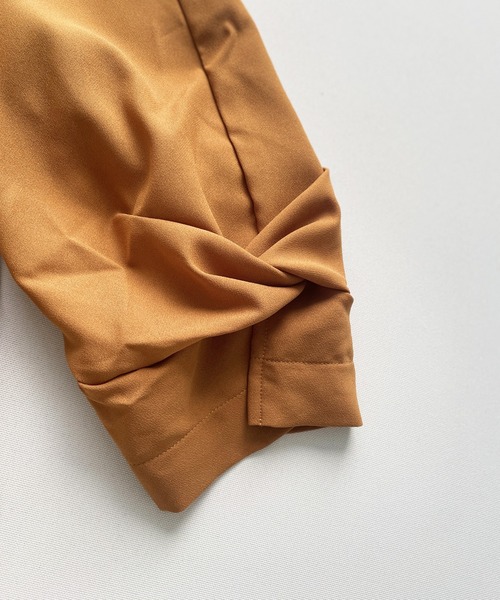 OWLSPALE（オールズペール）の「サイドフリルブラウス（シャツ/ブラウス・レディース・マスタード/ブラック/ホワイト・FREE）」の22枚目の写真