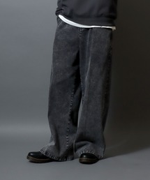 Tuck Wide Denim Pants/別注 タック ワイドデニムパンツ ルーズデニム ジーンズ ボトムス メンズ レディース ユニセックス