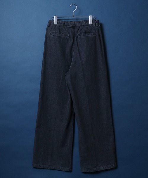 ANPAS（アンパス）の「Tuck Wide Denim Pants/別注 タック ワイドデニムパンツ ルーズデニム ジーンズ ボトムス メンズ レディース ユニセックス（デニムパンツ・メンズ・ブラック系その他/ブルー系その他/ブラック/サックスブルー/ブラック系その他2・S/M/L）」の22枚目の写真