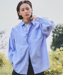 ブロード ルーズフィット ロングスリーブ シャツ