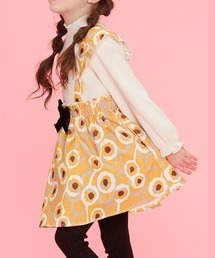 ジャンスカ風お花柄ワンピース