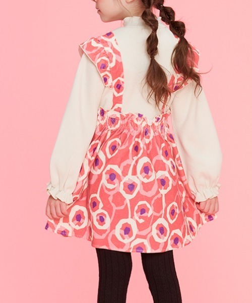 Caldia(カルディア)の「ジャンスカ風お花柄ワンピース(ワンピース・キッズ・ピンク/イエロー・120/140/110/100/130)」の10枚目の写真