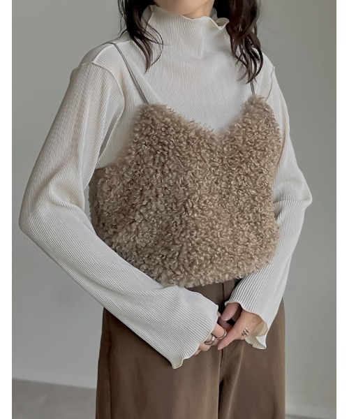 新品・タグ付き♡トロイメライ ファーコート ラム ラビット 定価59000円 新品・タグ付き♡トロイメライ ファーコート ラム ラビット