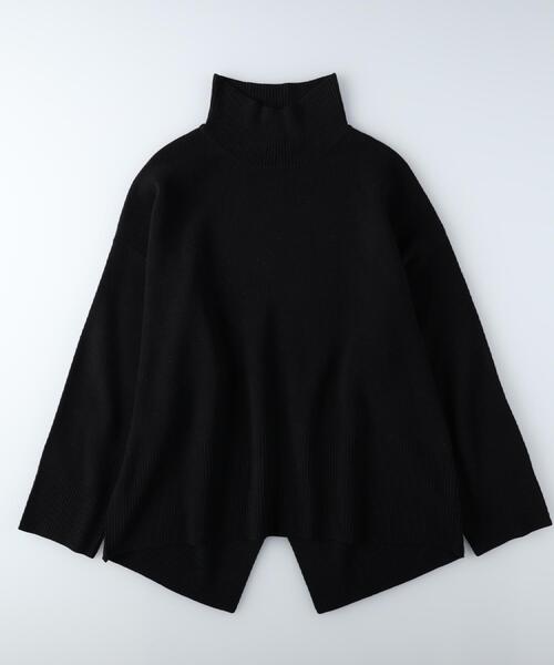 HONEYSUCKLE ROSE(ハニーサックルローズ)の「HONEYSUCKLE ROSE(ハニーサックルローズ)【レディース】マシュマロタッチハイネックニット(ニット/セーター・レディース・ブラック×ホワイト/ブラック/レッド/オフホワイト/ベージュ・L/M)」の6枚目の写真