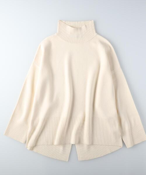 HONEYSUCKLE ROSE(ハニーサックルローズ)の「HONEYSUCKLE ROSE(ハニーサックルローズ)【レディース】マシュマロタッチハイネックニット(ニット/セーター・レディース・ブラック×ホワイト/ブラック/レッド/オフホワイト/ベージュ・L/M)」の14枚目の写真