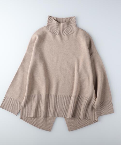 HONEYSUCKLE ROSE(ハニーサックルローズ)の「HONEYSUCKLE ROSE(ハニーサックルローズ)【レディース】マシュマロタッチハイネックニット(ニット/セーター・レディース・ブラック×ホワイト/ブラック/レッド/オフホワイト/ベージュ・L/M)」の19枚目の写真