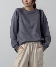NAVY 温℃ ラウンドチュニック プルオーバー