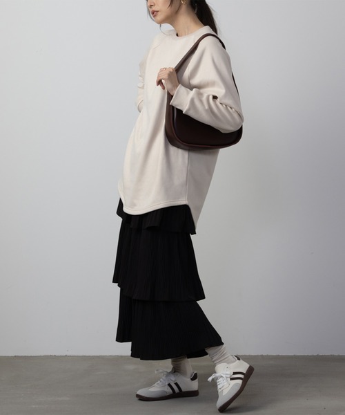NAVY（ネイビー）の「NAVY 温℃ ラウンドチュニック プルオーバー（その他トップス・レディース・オフホワイト/ブラウン/グレー/ブラック/ピンク系・フリー）」の18枚目の写真