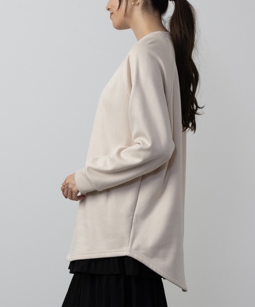NAVY（ネイビー）の「NAVY 温℃ ラウンドチュニック プルオーバー（その他トップス・レディース・オフホワイト/ブラウン/グレー/ブラック/ピンク系・フリー）」の17枚目の写真